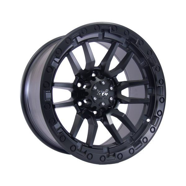 Rugged Hurricane Alloy Wheel 17x9 (6x139.7) ET5 CB110 -Black